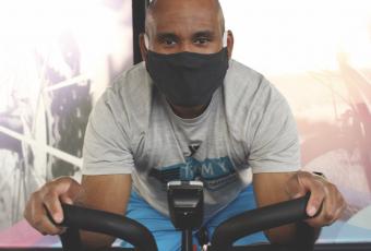 Cycling Class in Mask